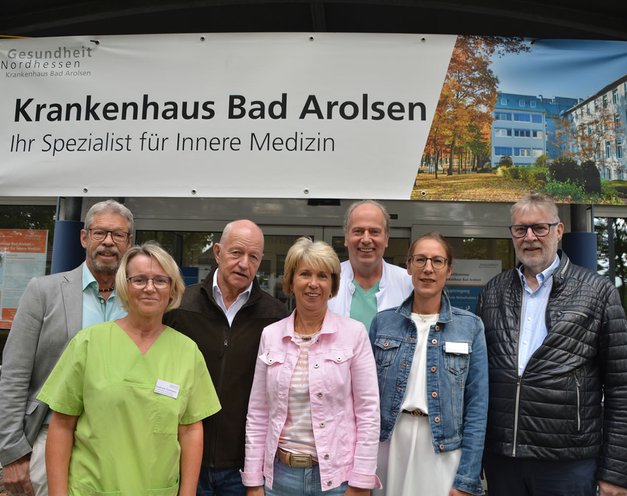 Vorstand des Förder­vereins KH Bad Arolsen